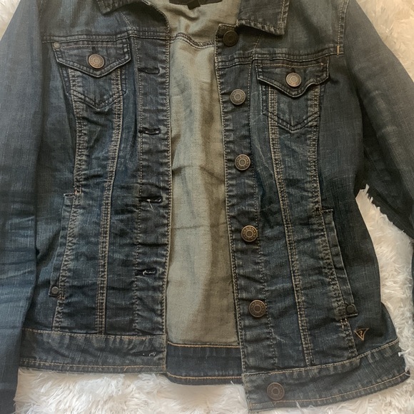 GUESS dark wash jean jacket - Picture 5 of 6